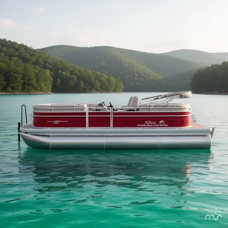 Slide: The Image of Sun Tracker Party Barge 22 XP3 2025 - 2