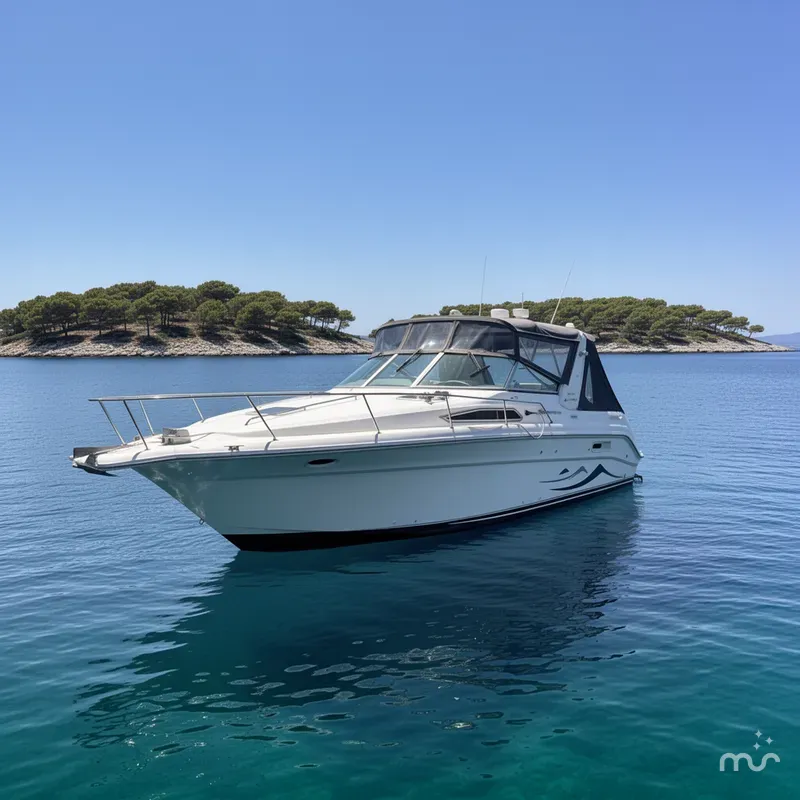 Slide: The Image of Sea Ray Sundancer 310 1990 - 2