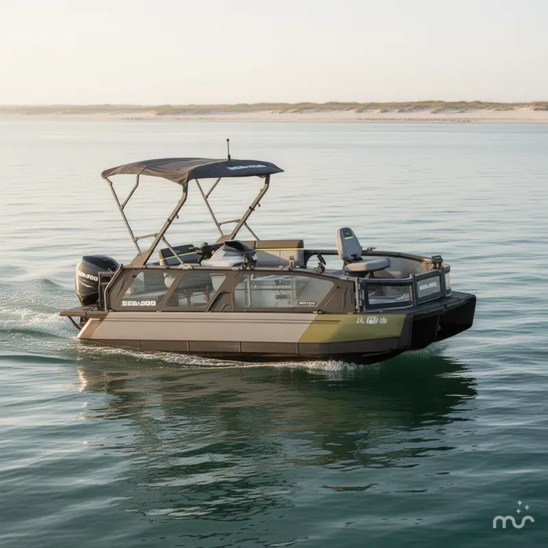 Slide: The Image of Sea-Doo Switch™ Fish 21 - 230 Hp Galvanized 2025 - 0