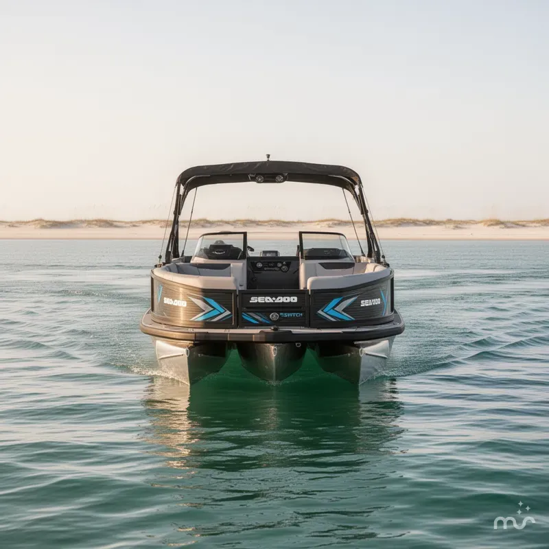 Slide: The Image of Sea-Doo Switch™ Fish 21 - 230 Hp Galvanized 2025 - 3