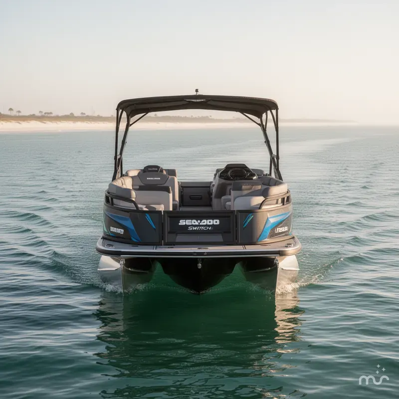 Slide: The Image of Sea-Doo Switch® Cruise 18 - 170 hp Galvanized 2024 - 2