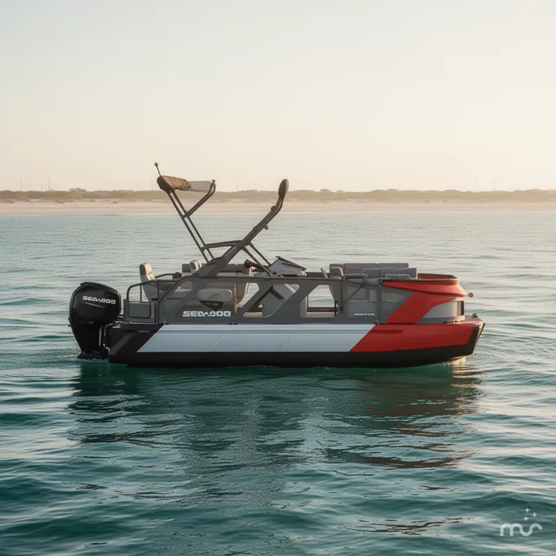 Slide: The Image of Sea-Doo Switch® Cruise 18 - 230 hp Galvanized 2024 - 0