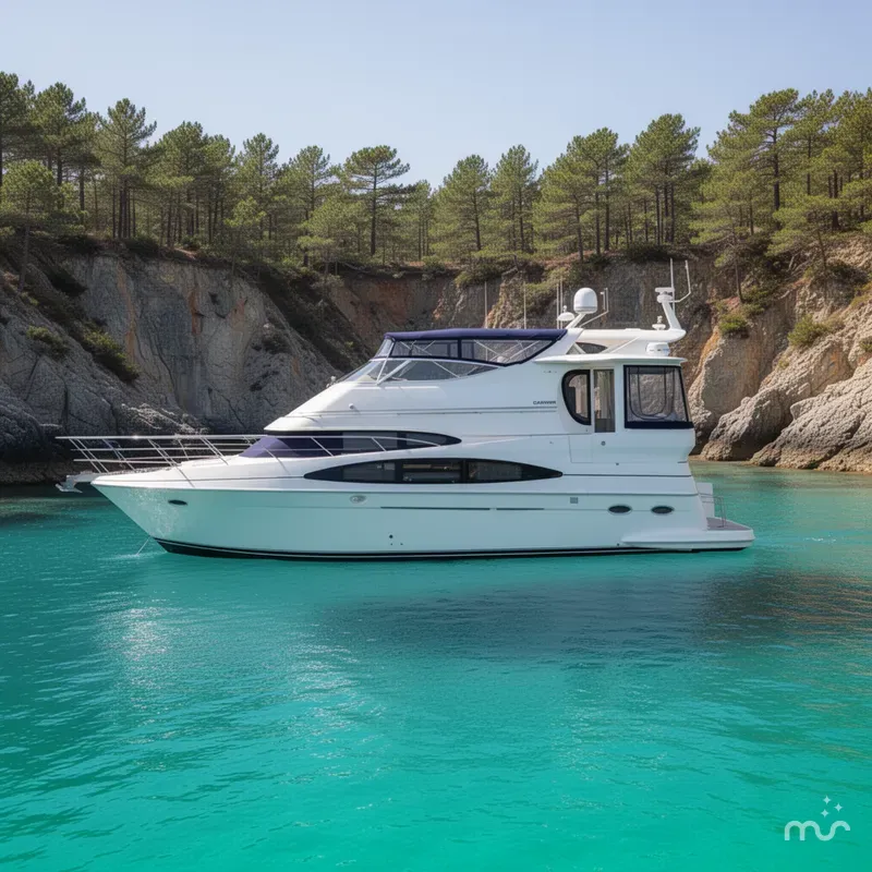 Slide: The Image of Carver Yachts 466 Motor Yacht 2001 - 2