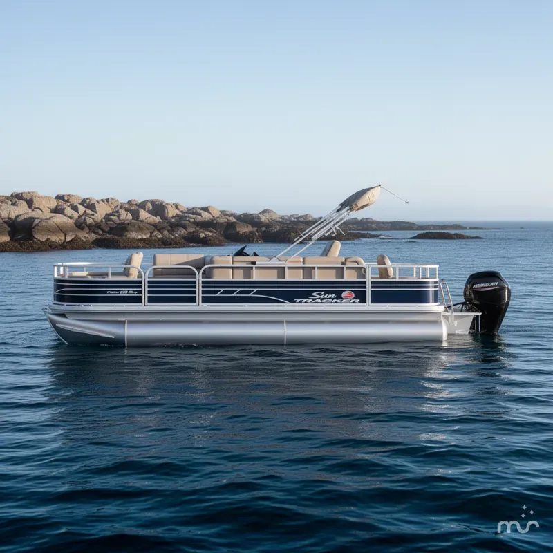 Slide: The Image of Sun Tracker Fishin' Barge 20 DLX 2023 - 2