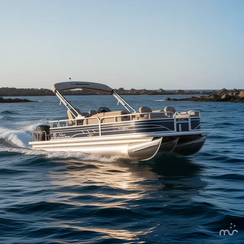 Slide: The Image of Sun Tracker Fishin' Barge 20 DLX 2023 - 4