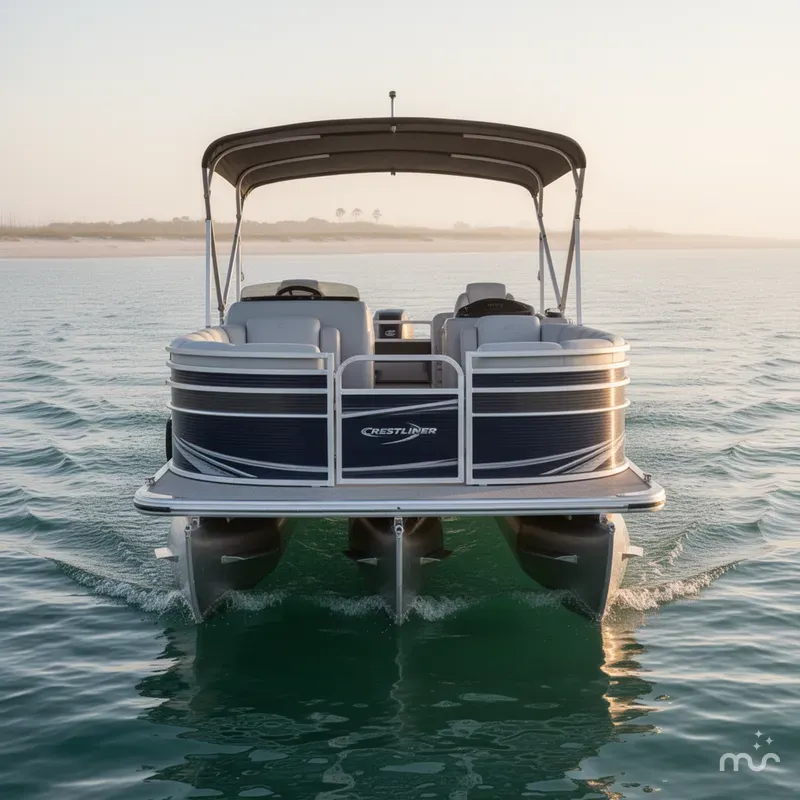 Slide: The Image of Crestliner 220 Rally DX Center Walk-through (CW) 2019 - 2