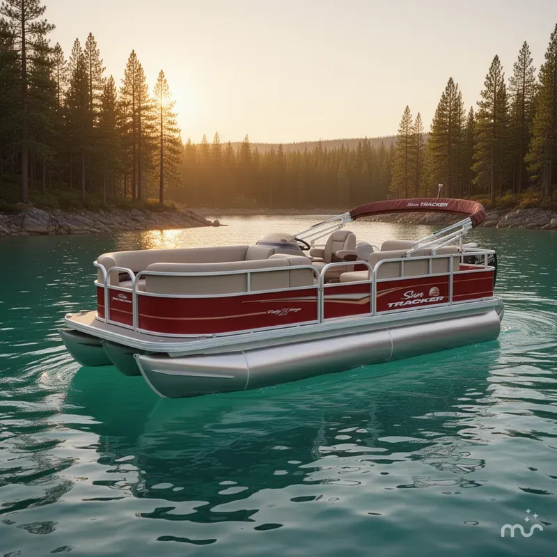 The Image of Sun Tracker Party Barge 18 DLX 2025 - 0