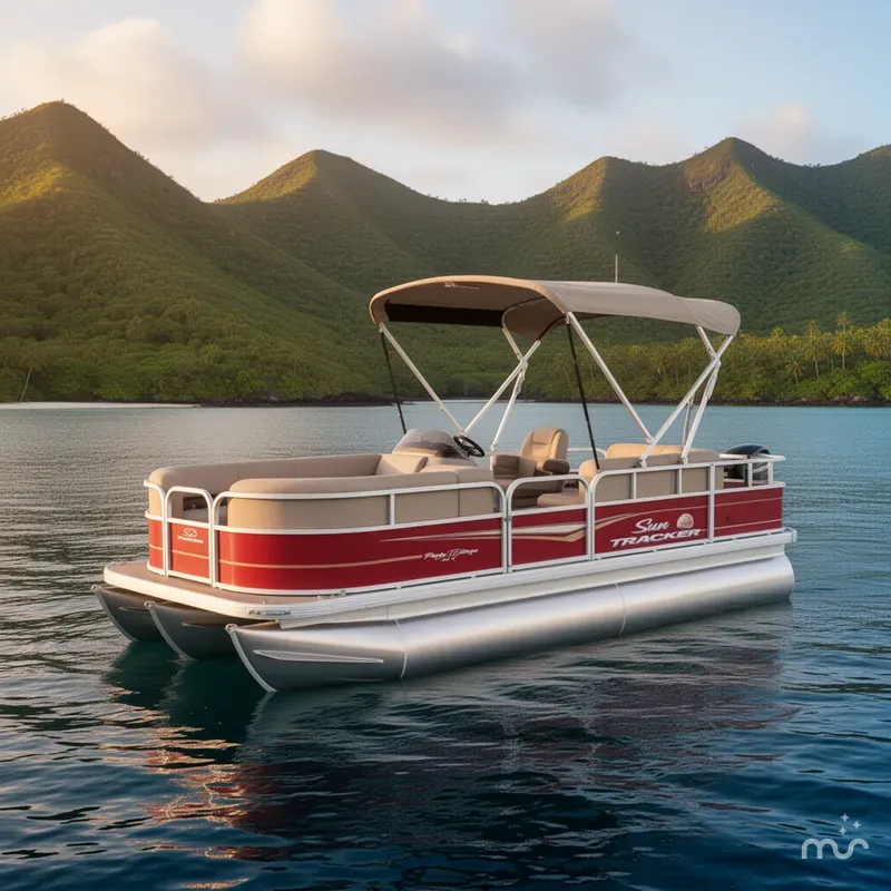 The Image of Sun Tracker Party Barge 18 DLX 2025 - 0