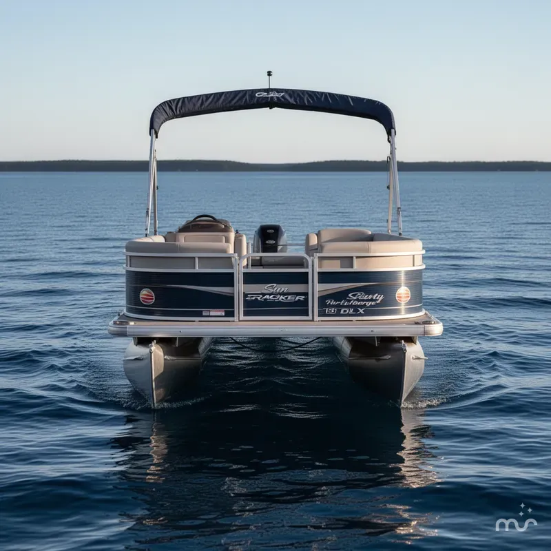 Slide: The Image of Sun Tracker Party Barge 18 DLX 2020 - 2