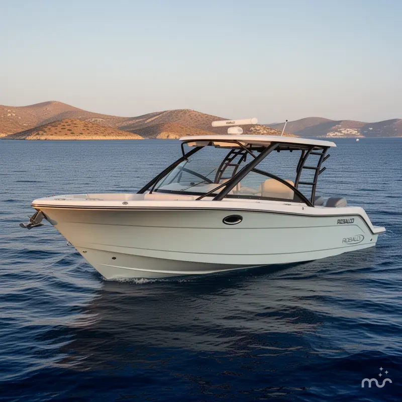 Slide: The Image of Robalo R317 Dual Console 2023 - 2
