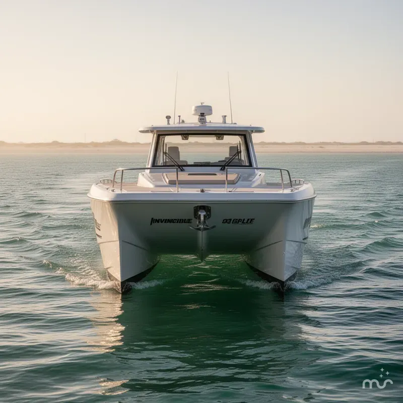 Slide: The Image of Invincible 33 Catamaran 2022 - 1