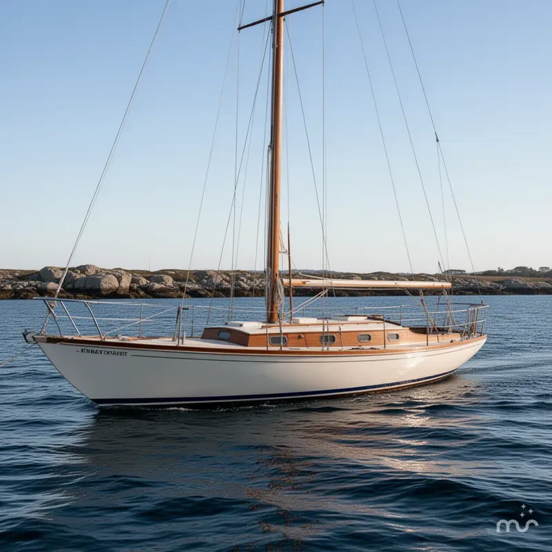 The Image of Hinckley Yachts 36 Auxiliary Yawl 1955 - 0
