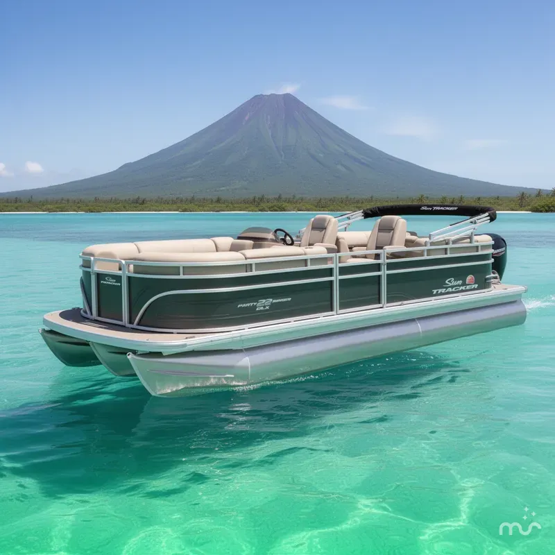 The Image of Sun Tracker Party Barge 22 DLX 2025 - 0