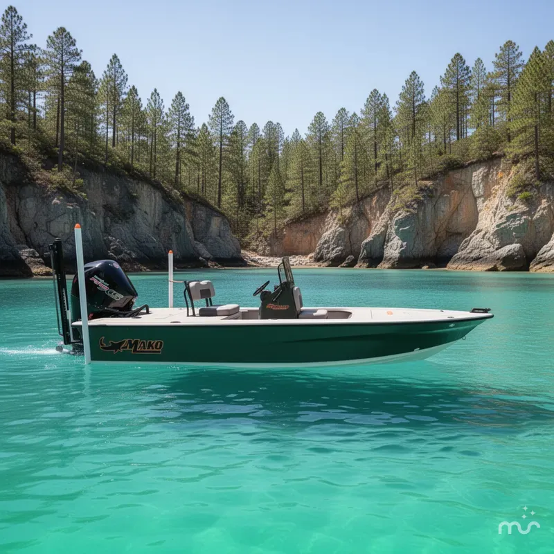 Slide: The Image of Mako 18 Pro Skiff Backwater Edition 2025 - 2