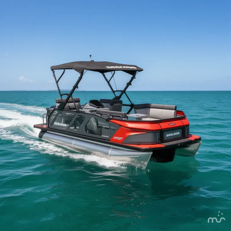 Slide: The Image of Sea-Doo Switch® Cruise 18 - 230 hp Galvanized 2024 - 1