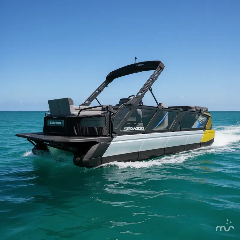 Slide: The Image of Sea-Doo Switch® Cruise 21 - 170 hp Galvanized 2024 - 0