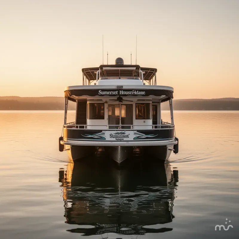 Slide: The Image of Sumerset Houseboat 2002 - 1