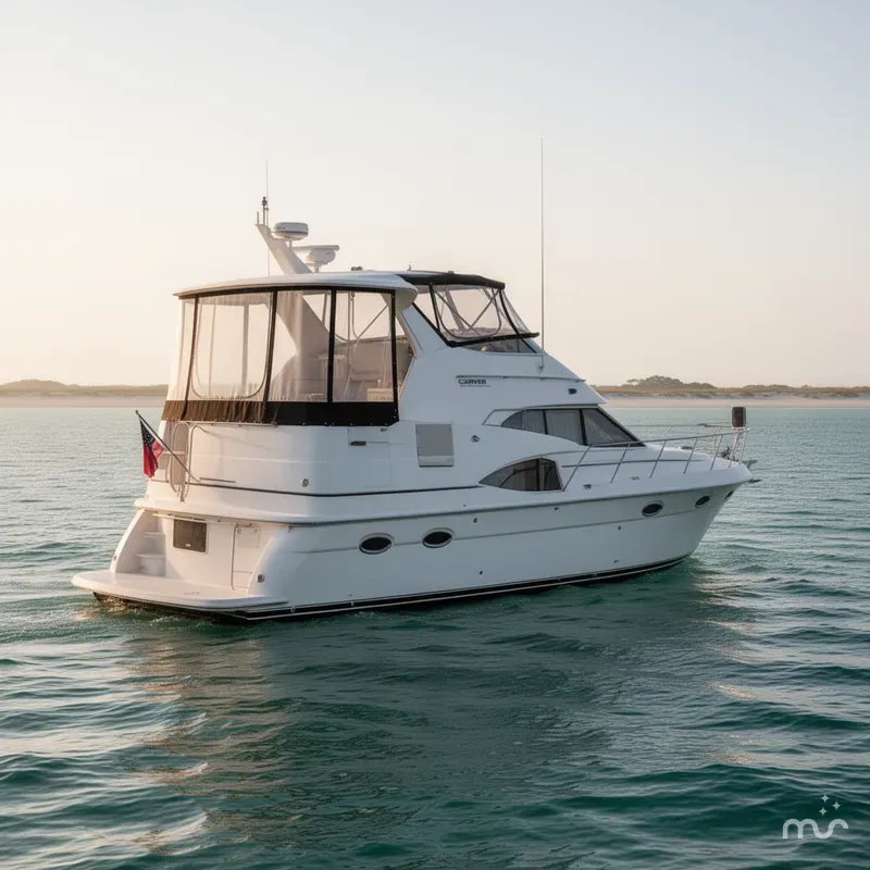 Slide: The Image of Carver 396 Aft Cabin Motoryacht 2001 - 0