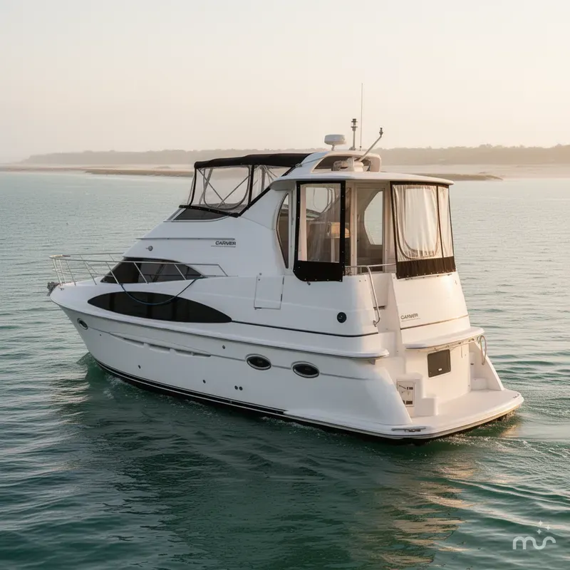 Slide: The Image of Carver 396 Aft Cabin Motoryacht 2001 - 1