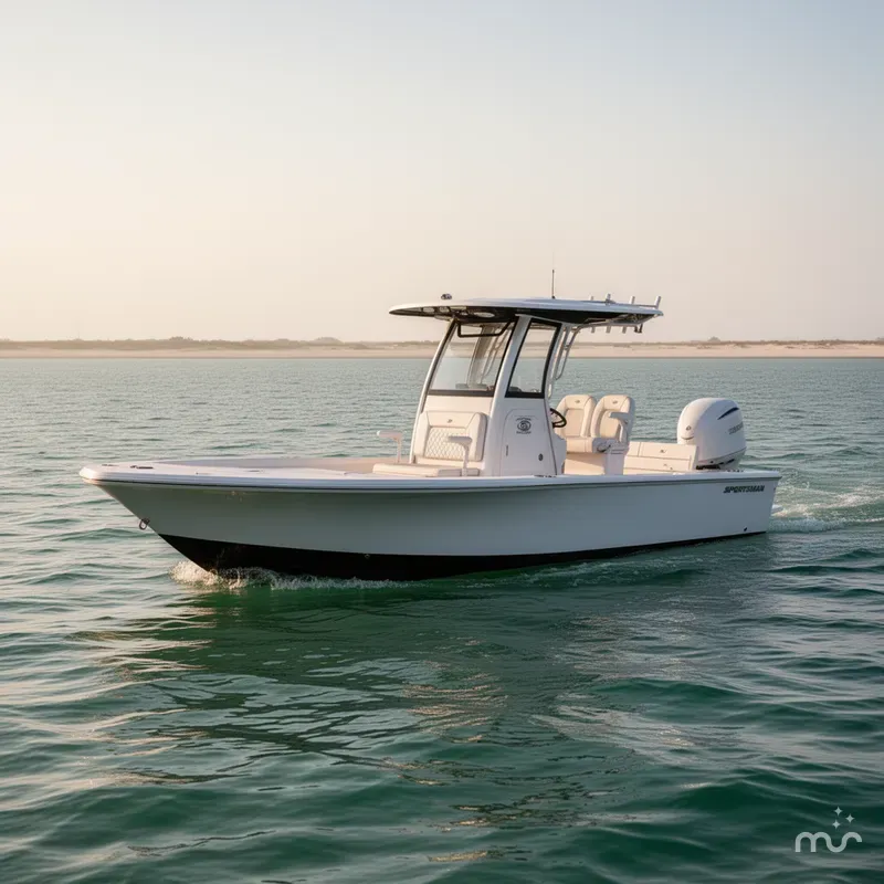 Slide: The Image of Sportsman Masters 247OE Bay Boat 2025 - 2