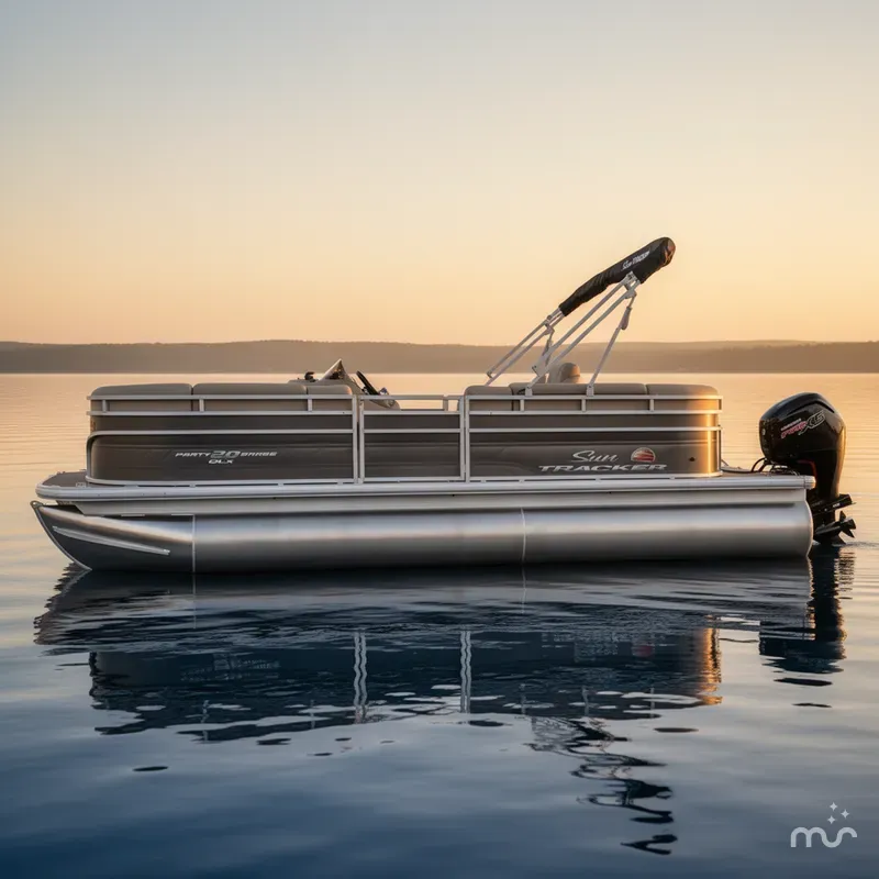 Slide: The Image of Sun Tracker Party Barge 20 DLX 2025 - 0