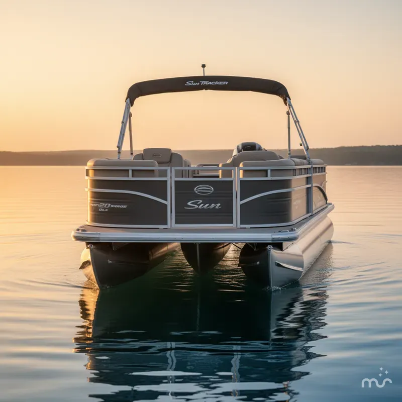 Slide: The Image of Sun Tracker Party Barge 20 DLX 2025 - 1