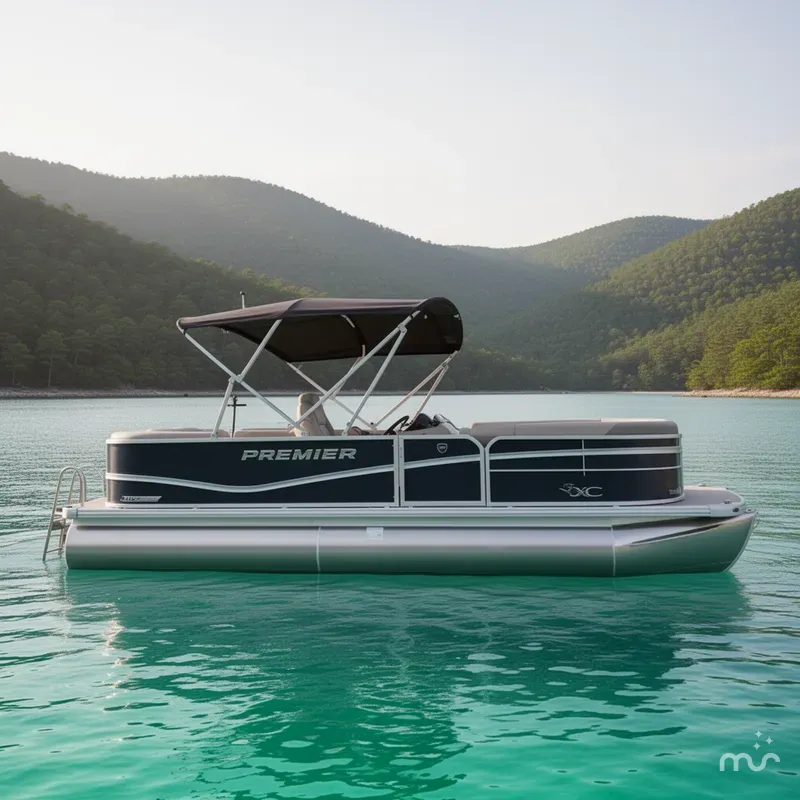 Slide: The Image of Premier 200 Sunscape RE XLC Tritoon 2026 - 2