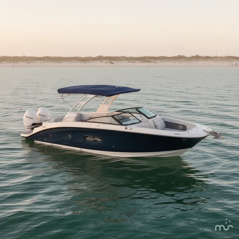 Slide: The Image of Sea Ray SDX 290 Outboard 2021 - 4