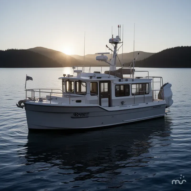 Slide: The Image of Ranger Tug R-31 CB 2022 - 2