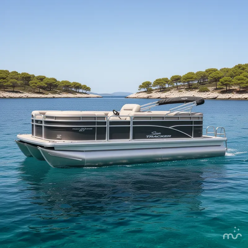 The Image of Sun Tracker Party Barge 20 DLX 2025 - 0