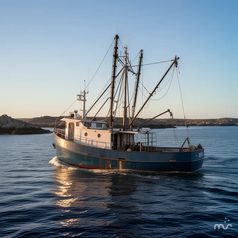 Slide: The Image of Custom Steel Trawler Dragger 1979 - 2