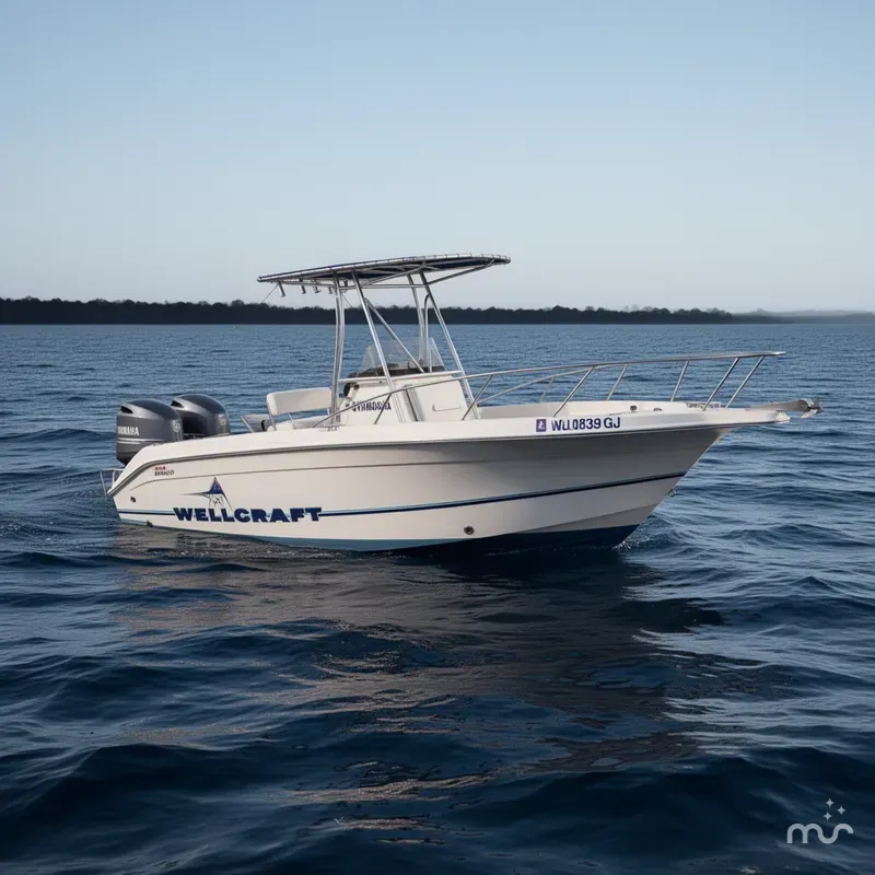 Slide: The Image of Wellcraft 218CCF New Yamaha Outboard 1995 - 0