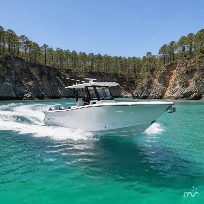 Slide: The Image of Robalo R270 Center Console 2025 - 2