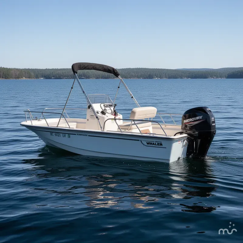 Slide: The Image of Boston Whaler 150 Montauk 2022 - 1