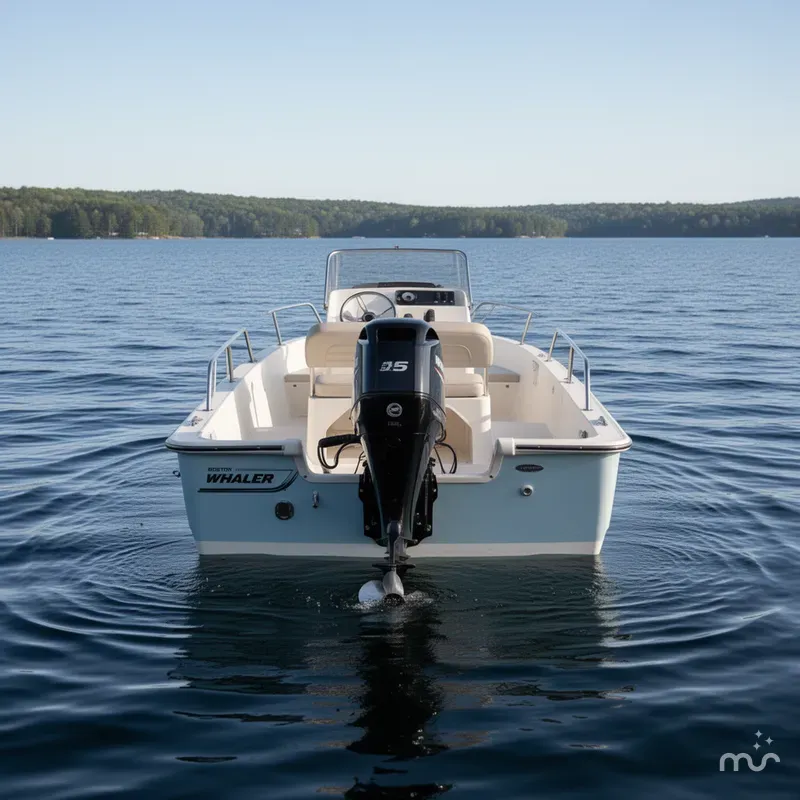 Slide: The Image of Boston Whaler 150 Montauk 2022 - 2