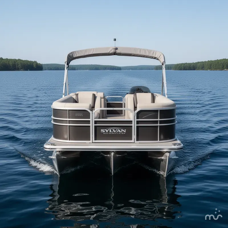 Slide: The Image of Sylvan 820 Party Fish Pontoon 2023 - 2
