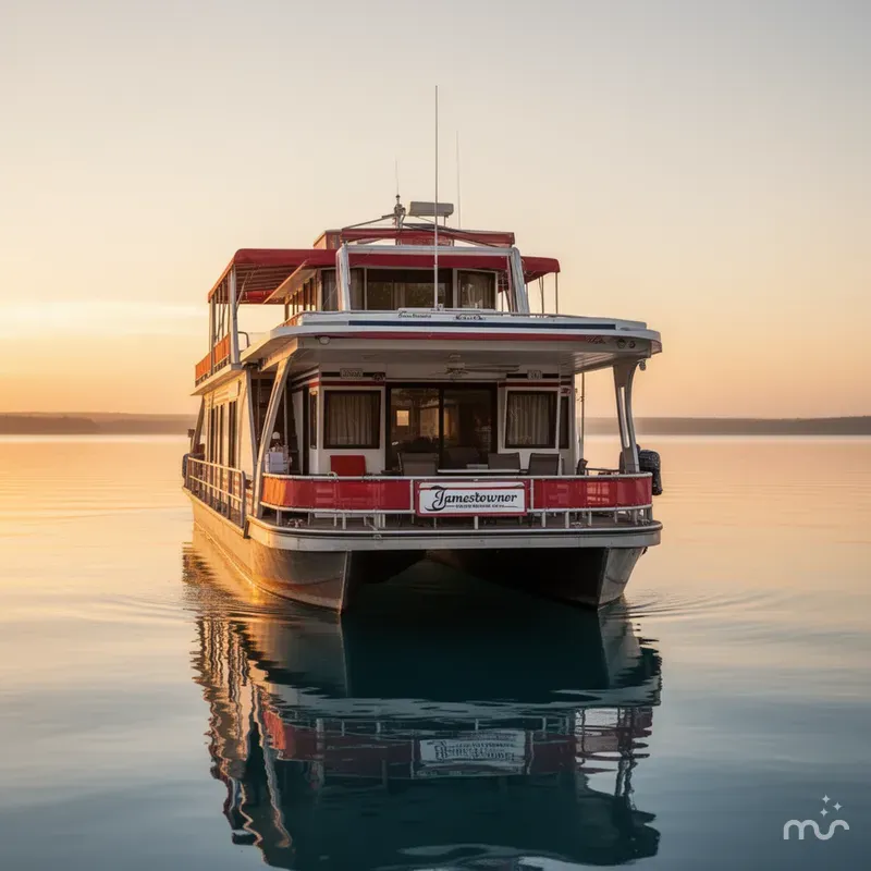 Slide: The Image of Jamestowner Houseboat 2001 - 1