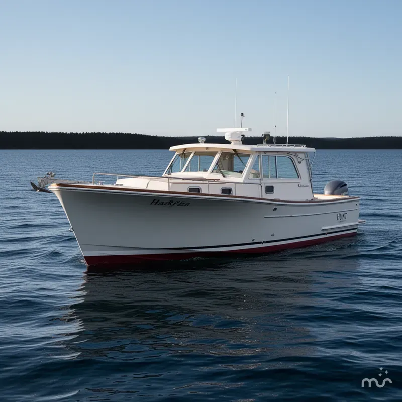 Slide: The Image of Hunt Yachts Harrier 25 2016 - 2