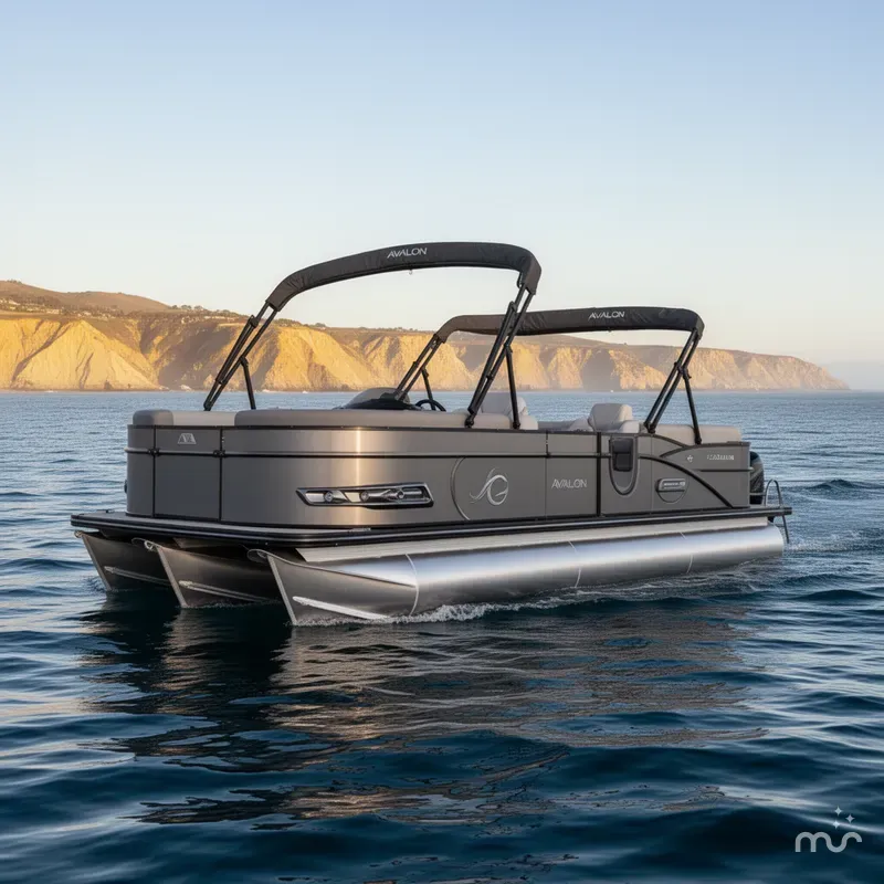Slide: The Image of Avalon Catalina - 23 FT Quad Lounger w/ 200HP Mercury! 2025 - 0