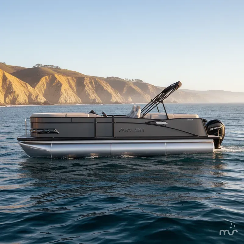Slide: The Image of Avalon Catalina - 23 FT Quad Lounger w/ 200HP Mercury! 2025 - 1