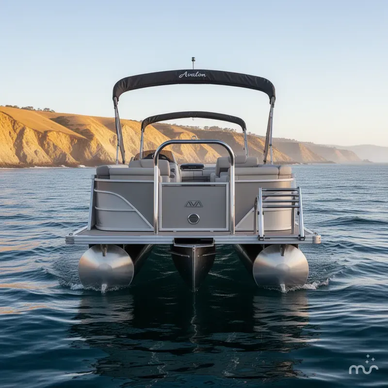 Slide: The Image of Avalon Catalina - 23 FT Quad Lounger w/ 200HP Mercury! 2025 - 2