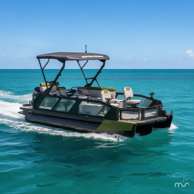 Slide: The Image of Sea-Doo Switch™ Fish 21 - 230 Hp Galvanized 2025 - 0