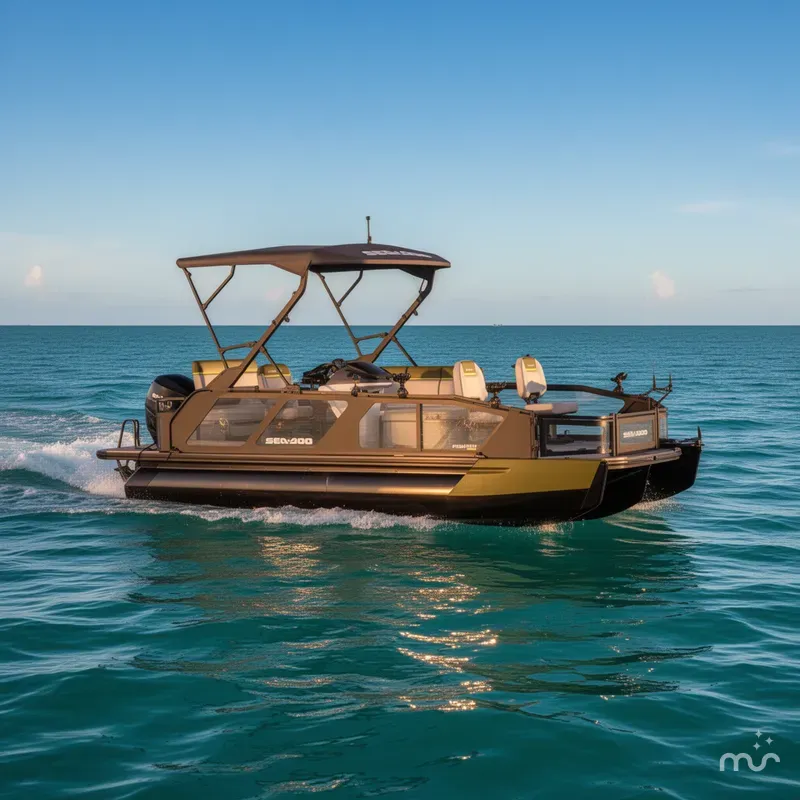 Slide: The Image of Sea-Doo Switch™ Fish 21 - 230 Hp Galvanized 2025 - 2