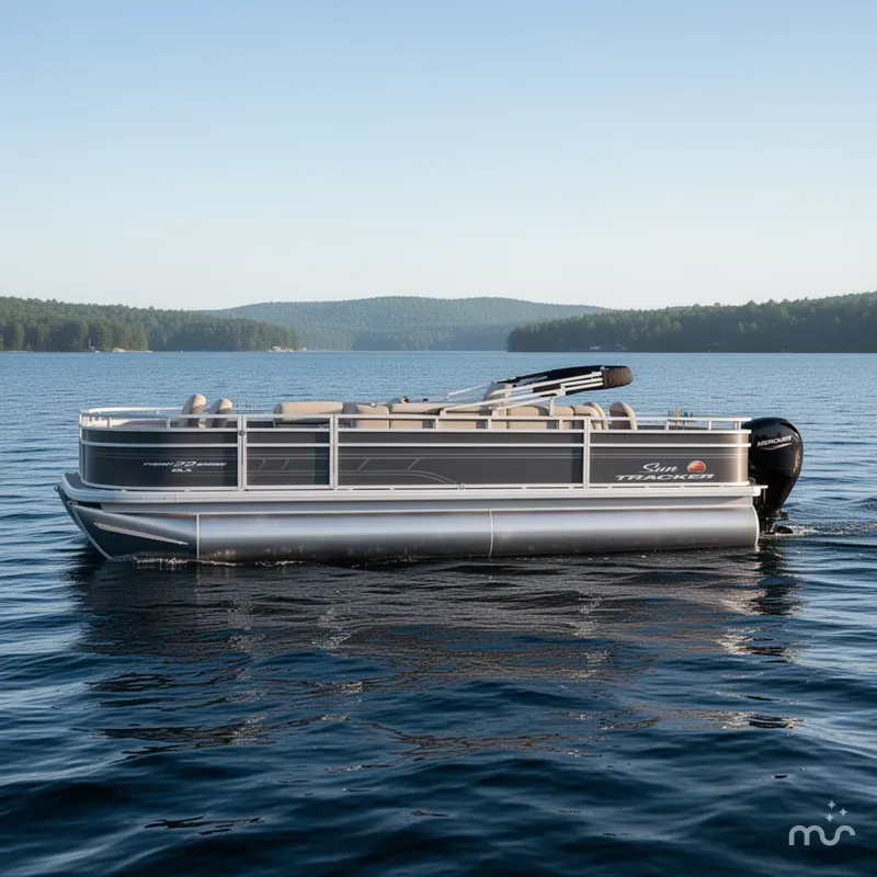 Slide: The Image of Sun Tracker Fishin' Barge 22 DLX 2025 - 1