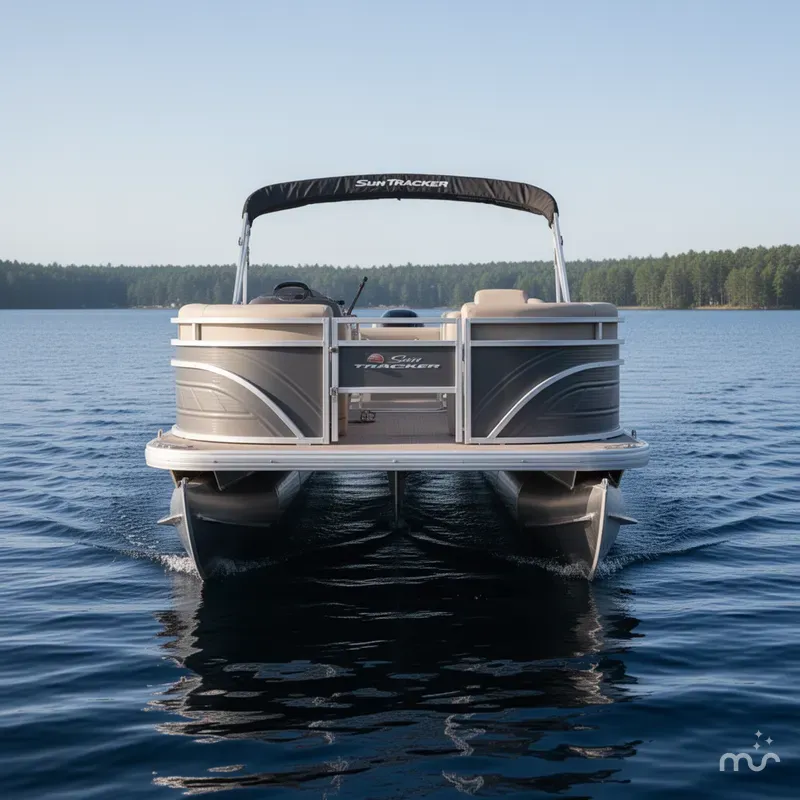Slide: The Image of Sun Tracker Fishin' Barge 22 DLX 2025 - 2