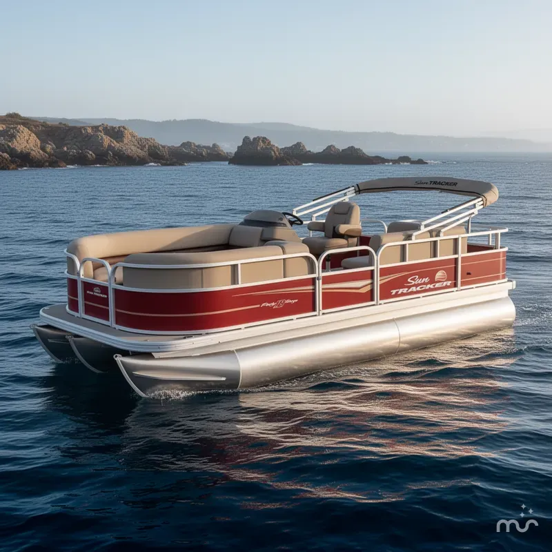 The Image of Sun Tracker Party Barge 18 DLX 2025 - 0