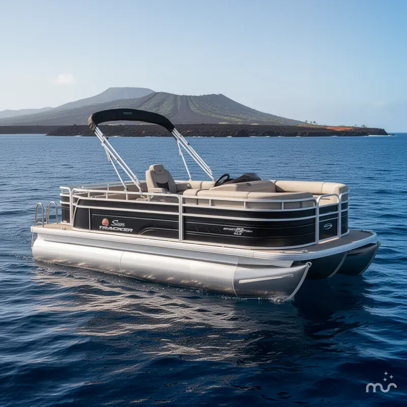 Slide: The Image of Sun Tracker SportFish 22 DLX 2025 - 2
