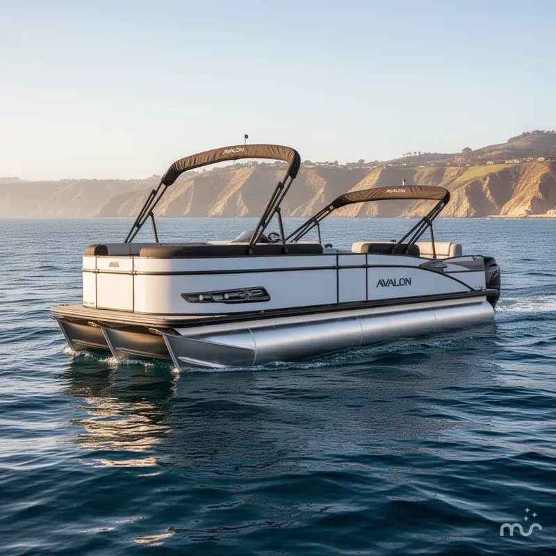 Slide: The Image of Avalon Catalina - 23 FT Versatile Rear Bench w/ 200HP Mercury! 2025 - 0