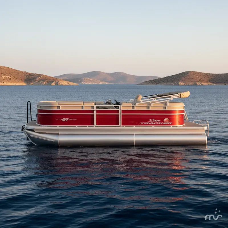 Slide: The Image of Sun Tracker Party Barge 20 DLX 2025 - 2