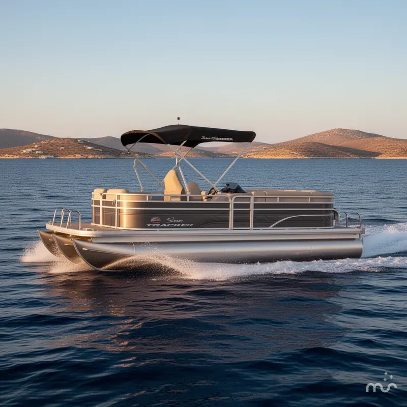 Slide: The Image of Sun Tracker Party Barge 20 DLX 2025 - 4